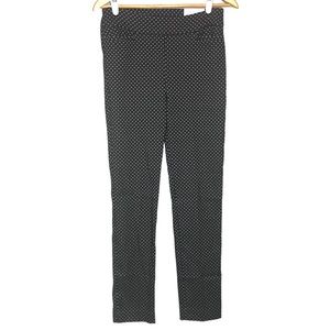 NEW Chico’s Brigitte Jacquard Stamp Ankle Pants Womens 0T 0 Tall 4 Stretch NWT